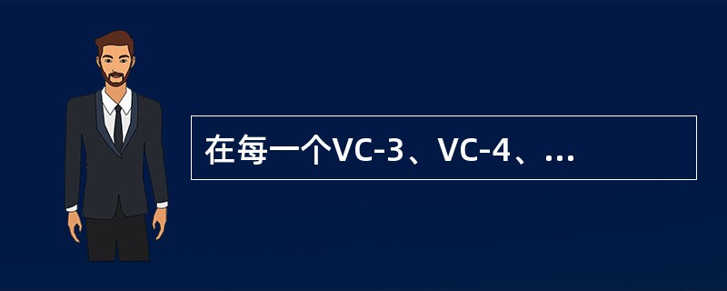 在每一个VC-3、VC-4、VC-4-Xc的通道开销中都安排有一个（）字节作误码