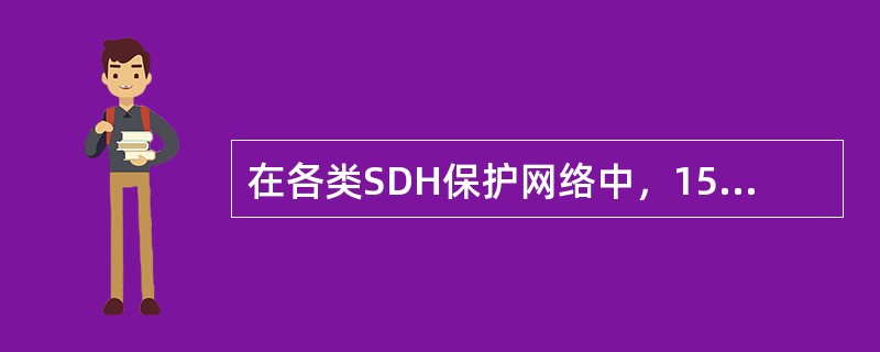 在各类SDH保护网络中，155M速率光板不能用于（）段保护。