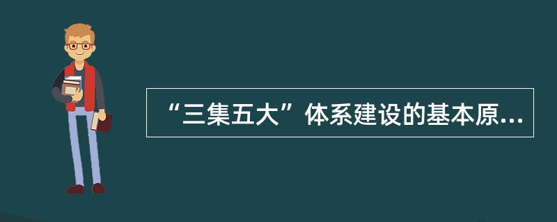 “三集五大”体系建设的基本原则是效率优先、目标导向、（）、安全稳定。