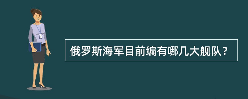 俄罗斯海军目前编有哪几大舰队？