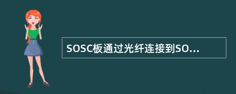 SOSC板通过光纤连接到SOPA单板的（）口。