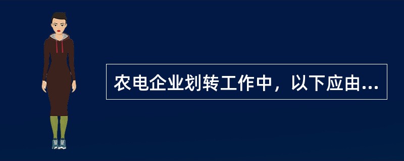 农电企业划转工作中，以下应由各省公司出具的材料为（）。