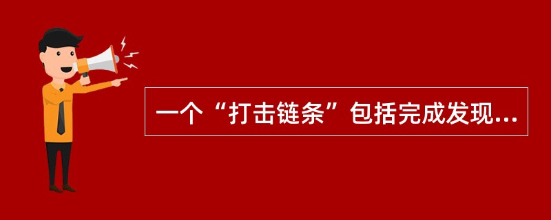 一个“打击链条”包括完成发现——（）——瞄准——攻击——评估战果这样几个环节。