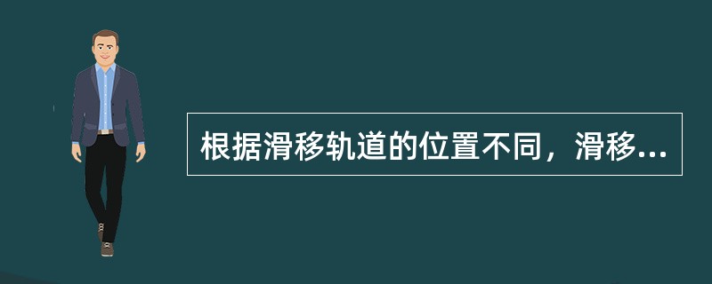 根据滑移轨道的位置不同，滑移法分为（）。