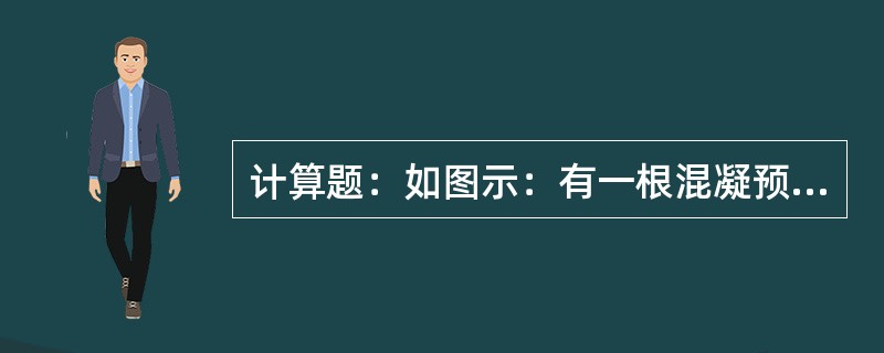 计算题：如图示：有一根混凝预制梁重9.8KN，用两根千斤绳起吊，求每根千斤绳上受