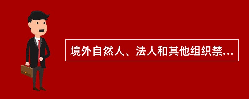 境外自然人、法人和其他组织禁止在中国境内从事公共文化服务。