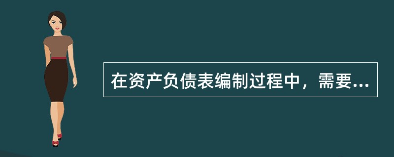 在资产负债表编制过程中，需要根据账户余额减去其备抵项目后的净额填列的是（）。