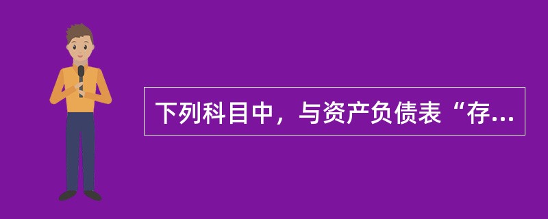 下列科目中，与资产负债表“存货”项目相关的有（）。