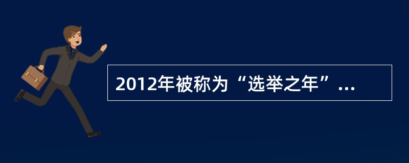 2012年被称为“选举之年”，这一年俄罗斯、法国、美国等国先后进行了总统大选。选