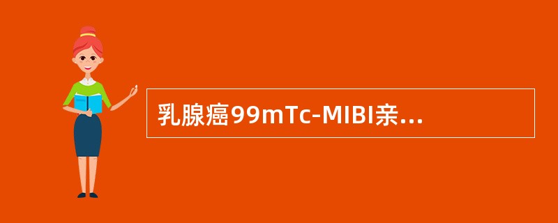 乳腺癌99mTc-MIBI亲肿瘤显像时，可通过半定量指标--肿瘤的滞留指数（RD