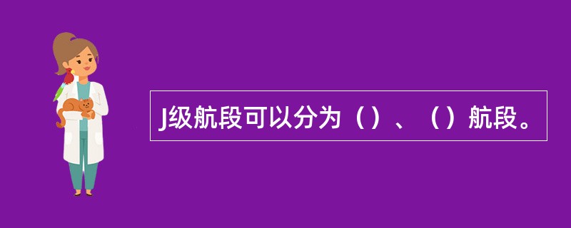 J级航段可以分为（）、（）航段。