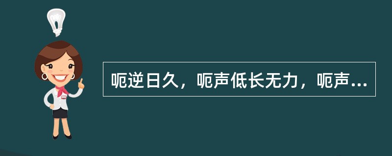 呃逆日久，呃声低长无力，呃声难续，四肢不温，腰膝酸软，选方为（）.