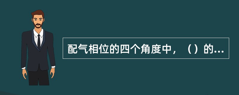 配气相位的四个角度中，（）的大小对发动机充气性能影响最大。