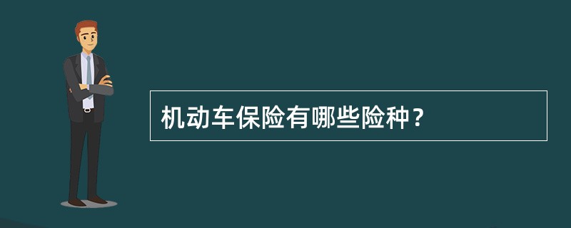 机动车保险有哪些险种？