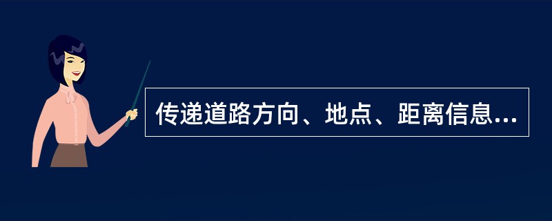 传递道路方向、地点、距离信息的道路交通标志是指路标志。