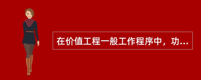 在价值工程一般工作程序中，功能评价是属于（）的工作内容。