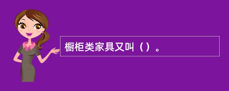 橱柜类家具又叫（）。