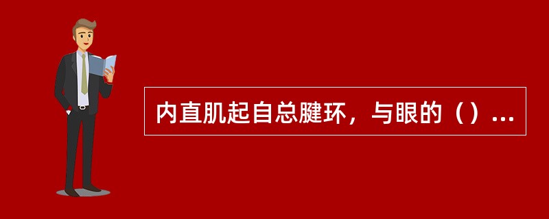 内直肌起自总腱环，与眼的（）水平重合。