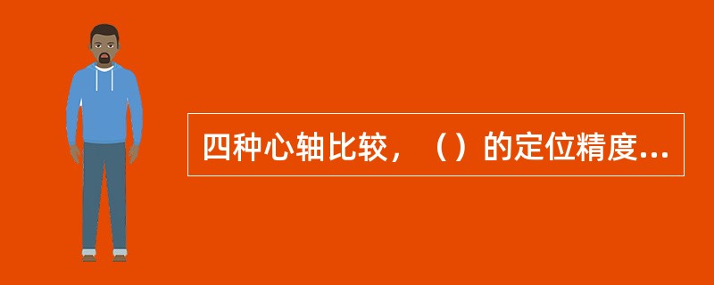 四种心轴比较，（）的定位精度较高。