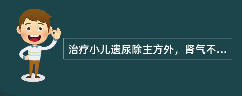 治疗小儿遗尿除主方外，肾气不足者应配（）