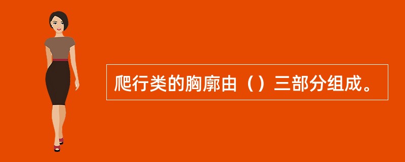 爬行类的胸廓由（）三部分组成。