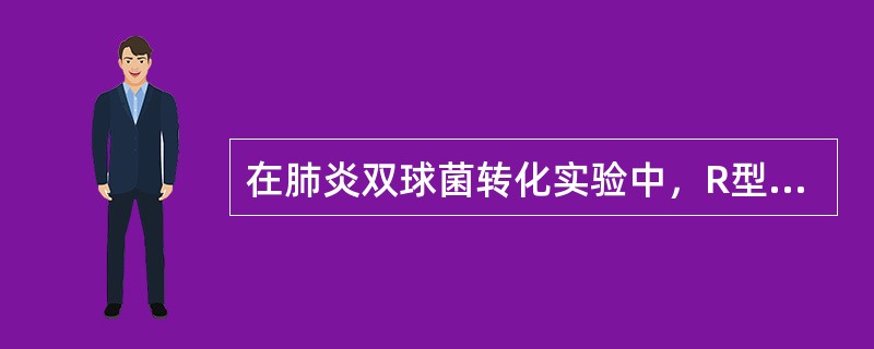 在肺炎双球菌转化实验中，R型与加热杀死的S型菌混合产生了S型，其生理基础是发生了