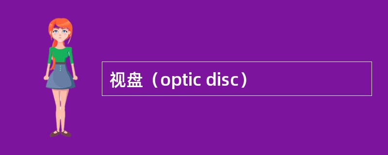 视盘（optic disc）