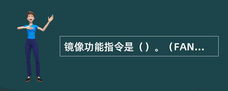 镜像功能指令是（）。（FANUC系统）。
