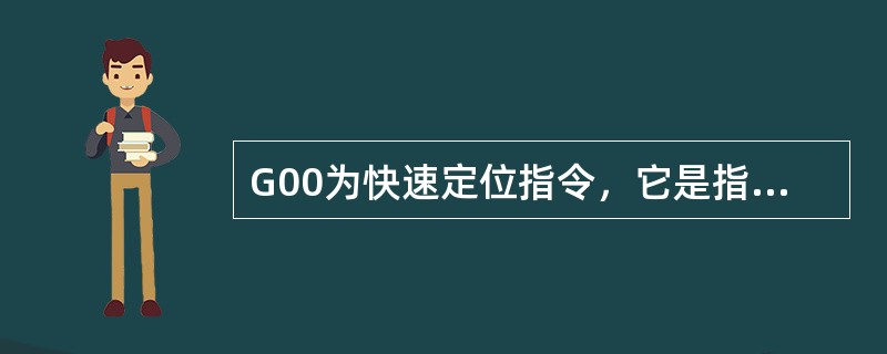 G00为快速定位指令，它是指刀具从机床原点以各轴预定的快速移动速度，快速移动到程