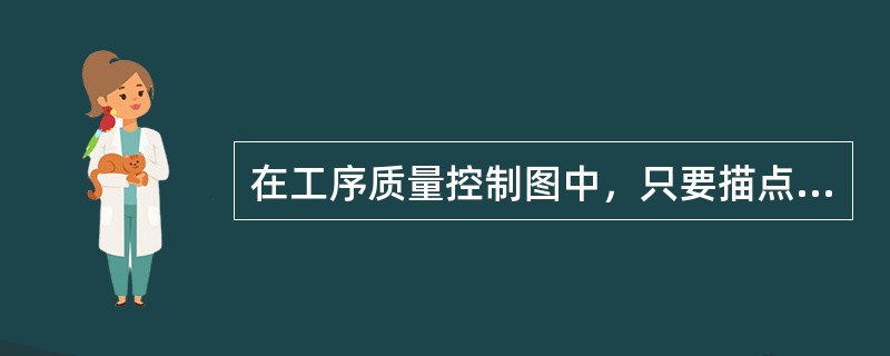 在工序质量控制图中，只要描点落在控制线之外就表示出现废品。（）