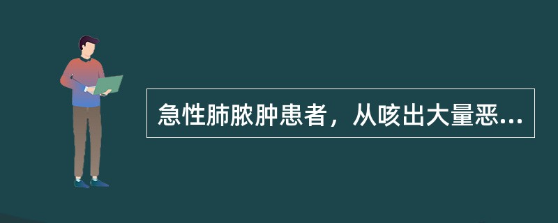 急性肺脓肿患者，从咳出大量恶臭脓痰，可估计致病菌主要是：（）