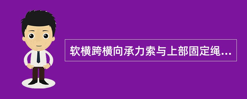 软横跨横向承力索与上部固定绳之间最短直吊弦长度为（）。