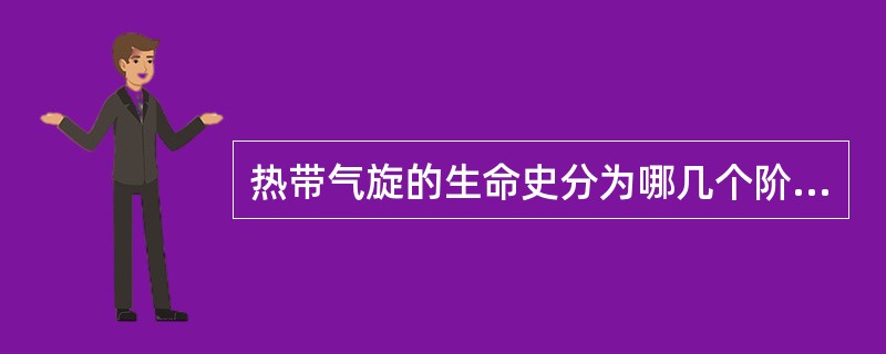 热带气旋的生命史分为哪几个阶段？