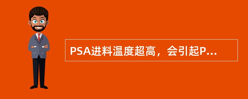PSA进料温度超高，会引起PSA外部联锁启动。