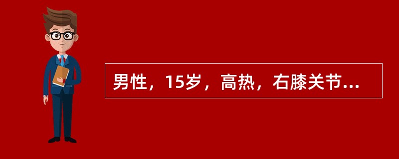 男性，15岁，高热，右膝关节肿痛6天。膝关节穿刺抽出脓液。最宜采用的治疗措施是(