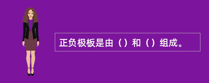 正负极板是由（）和（）组成。