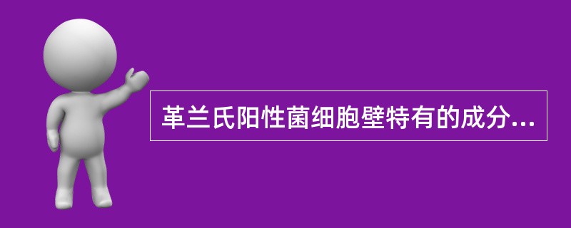 革兰氏阳性菌细胞壁特有的成分是（）.