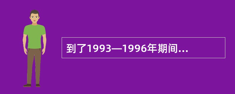 到了1993—1996年期间，我国的清廉指数降到了（），表示腐败程度加深。