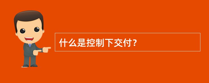 什么是控制下交付？