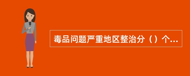 毒品问题严重地区整治分（）个级别