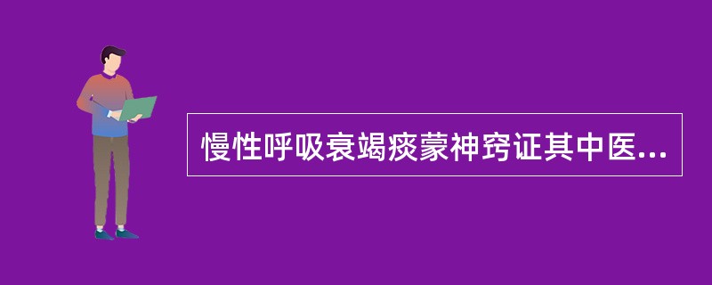 慢性呼吸衰竭痰蒙神窍证其中医治法是（）