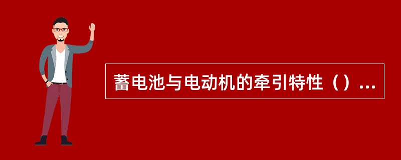 蓄电池与电动机的牵引特性（）内燃机。