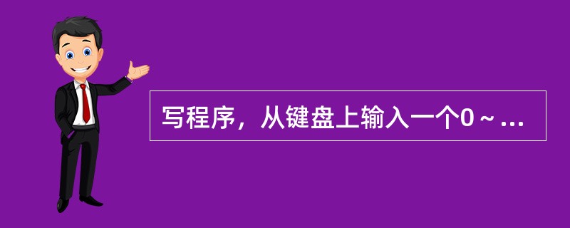 写程序，从键盘上输入一个0～65535之间的十进制无符号数，然后用二进制格式输出