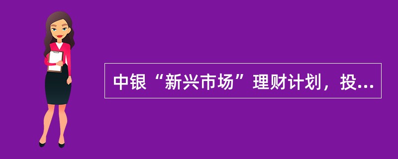 中银“新兴市场”理财计划，投资组合类型（）