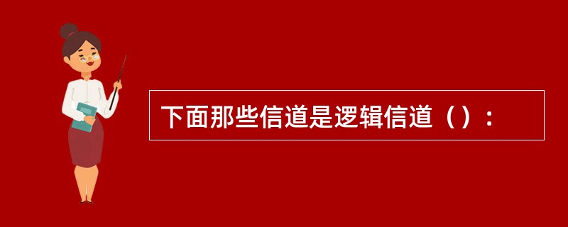 下面那些信道是逻辑信道（）：