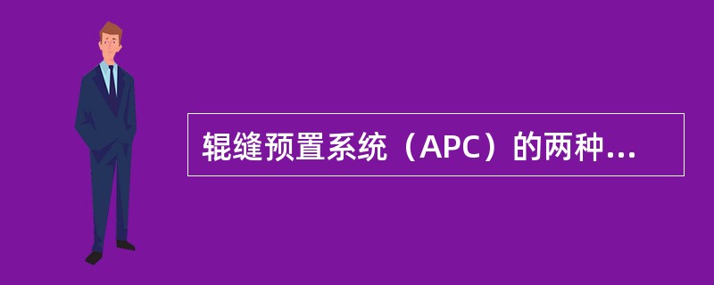 辊缝预置系统（APC）的两种方式是什么？