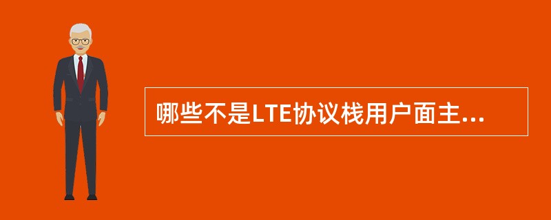 哪些不是LTE协议栈用户面主要功能？（）