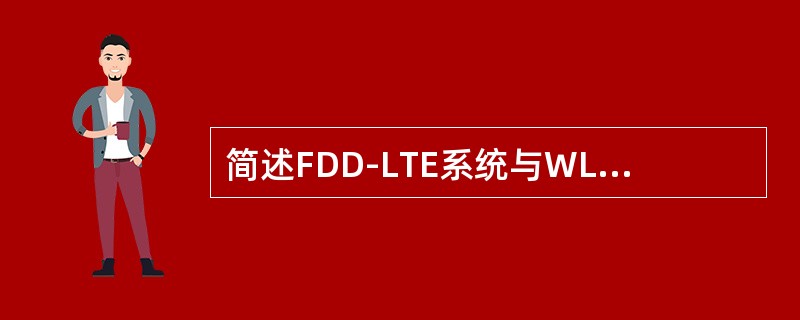 简述FDD-LTE系统与WLAN系统之间干扰。