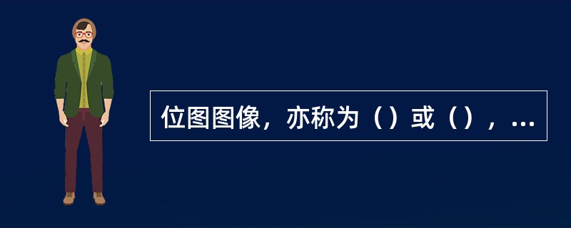 位图图像，亦称为（）或（），是由像素（图片元素）组成的。