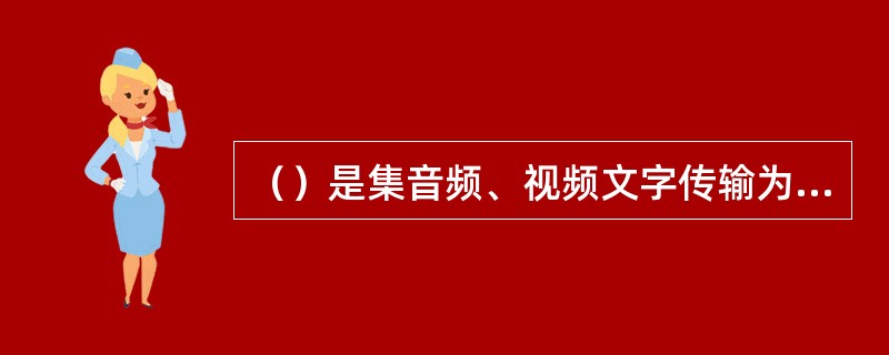 （）是集音频、视频文字传输为一体的多媒体界面。